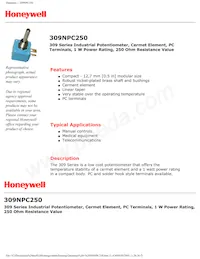 309NPC250 Datasheet Cover