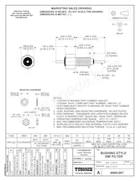 4400-007LF Datasheet Copertura