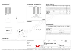 74438335330 Datasheet Copertura