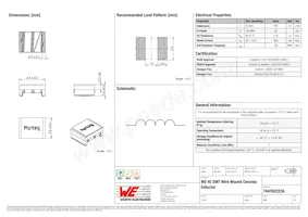 744762222A Datasheet Cover