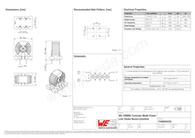 7448040435 Datasheet Copertura