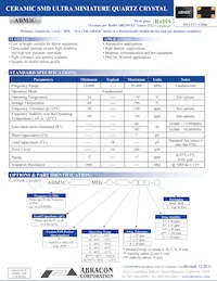 ABM3C-16.000MHZ-KV-T Datenblatt Cover