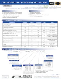 ABM3C-16.000MHZ-KV-T 데이터 시트 표지