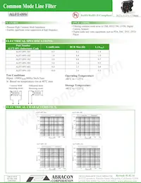ALFT-09V-501 Datasheet Cover
