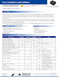 AOCJYR-10.000MHZ-M5625LF-T Datasheet Cover