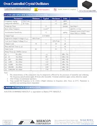 AOCJYR-10.000MHZ-M5625LF-T數據表 頁面 2