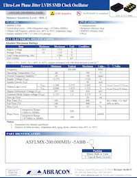 ASFLMX-200.000MHZ-5ABB-T Copertura