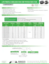 ASPI-0312FS-470M-T2 Datasheet Cover