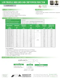 ASPI-0425-1R0N-T3 (3K/REEL) Datenblatt Cover
