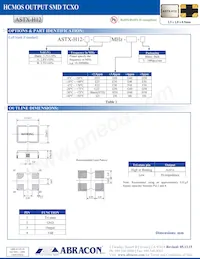 ASTX-H12-44.000MHZ-I25-T Datasheet Page 2