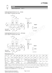 B43088F2686M Datasheet Page 12