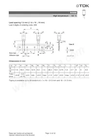 B43088F2686M Datasheet Page 13