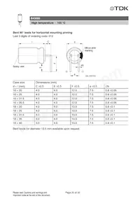 B43088F2686M Datasheet Page 20