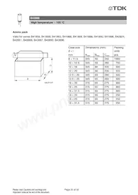 B43088F2686M Datasheet Page 22