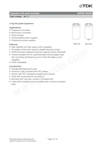 B43700B8688M050 Datasheet Page 2