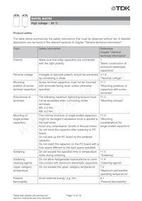 B43700B8688M050 Datasheet Pagina 14