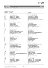 B84111F0000M030 Datasheet Page 14