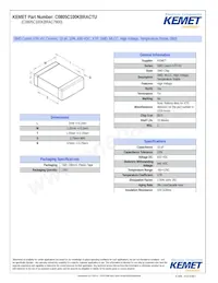 C0805C100KBRACTU Datasheet Cover