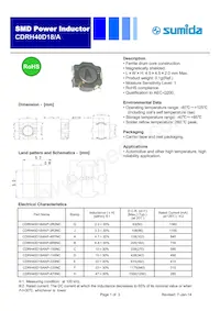 CDRH40D18ANP-330NC Datasheet Cover