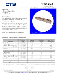 CER0694A Datasheet Cover