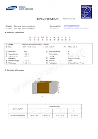 CL10A226MPMNUBE Datasheet Cover
