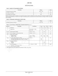 CM1405-03CP數據表 頁面 3