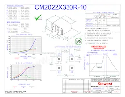 CM2022X330R-10數據表 封面