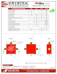 CRBV55BE-2320-2750 Datasheet Copertura