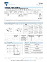 CRMA2512AF2M00FKEF Datasheet Page 2