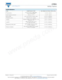 CRMA2512AF2M00FKEF Datasheet Page 3