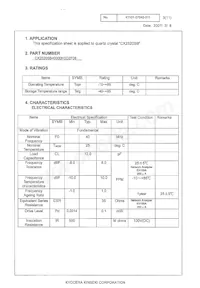 CX2520SB40000H0DZF08 Datasheet Pagina 3