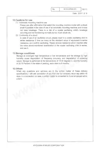 CX2520SB40000H0DZF08 Datasheet Pagina 10