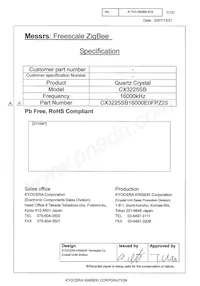 CX3225SB16000E0FPZ25 Datasheet Copertura