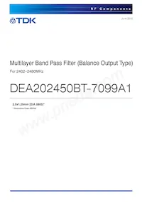 DEA202450BT-7099A1 Datasheet Cover