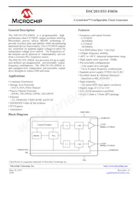 DSC2011FI1-F0036T Datasheet Cover