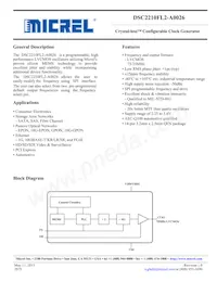 DSC2210FL2-A0026T Datasheet Cover