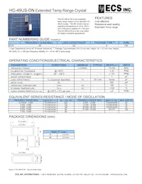 ECS-110.5-32-4DN Datasheet Copertura