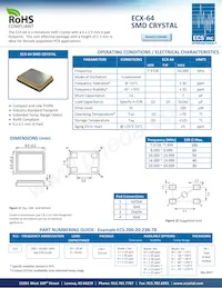 ECS-120-20-23B Datasheet Cover