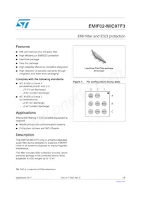 EMIF02-MIC07F3 Datasheet Cover