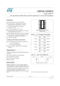 EMIF06-1005M12 Datasheet Cover