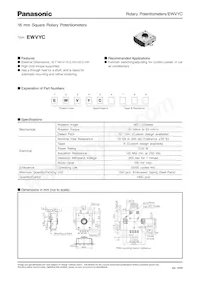 EWV-YC8B14 Datasheet Cover