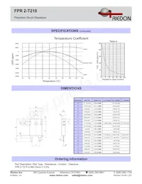 FPR2A-0R075F1 Datasheet Page 2