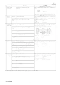 GRM42A5C3F050DW01L Datasheet Pagina 3