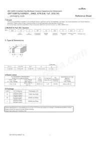 GRT155R70J105KE01D Datasheet Cover