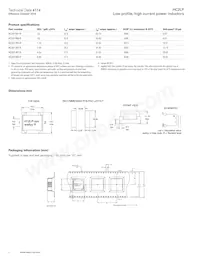 HC2LP-R68-R Datasheet Pagina 2