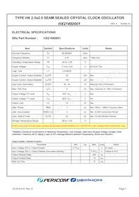 HX21480001 Datasheet Pagina 3