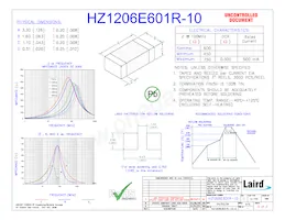 HZ1206E601R-10 Datasheet Cover