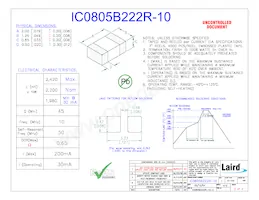 IC0805B222R-10 Datenblatt Cover