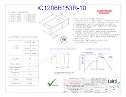 IC1206B153R-10 Datasheet Copertura