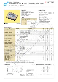 KC7050C48.0000C50D00 Datasheet Cover